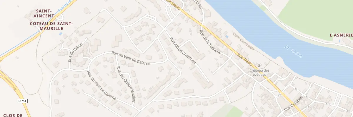 Plan du 11 Rue du Lt Col Paul Vigiere à Chalonnes-sur-Loire