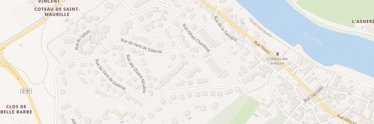 Plan du 18 Rue du Lt Col Paul Vigiere à Chalonnes-sur-Loire