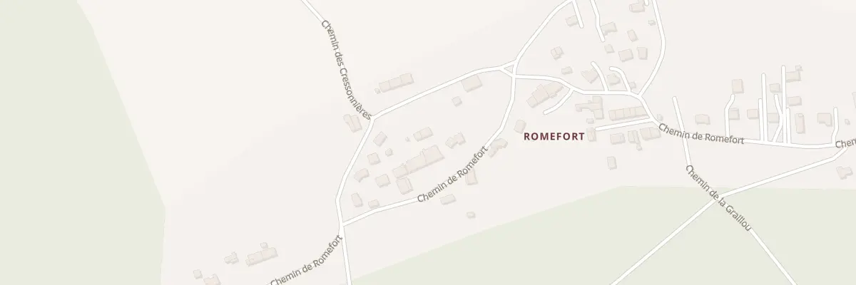 Plan du 43B Che de Romefort à Avensan