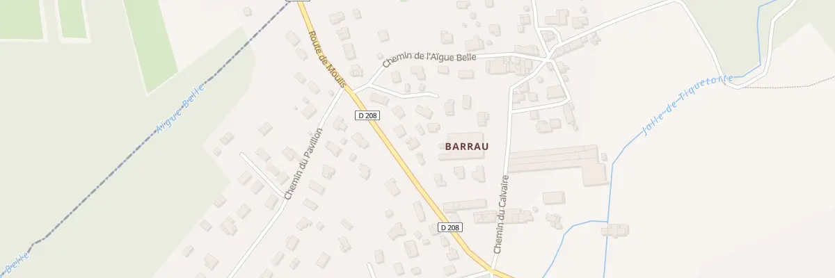 Plan du 51 Rte de Moulis à Avensan