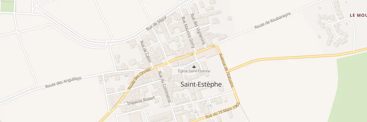 Plan du 293 Le Bourg à Saint-Estèphe