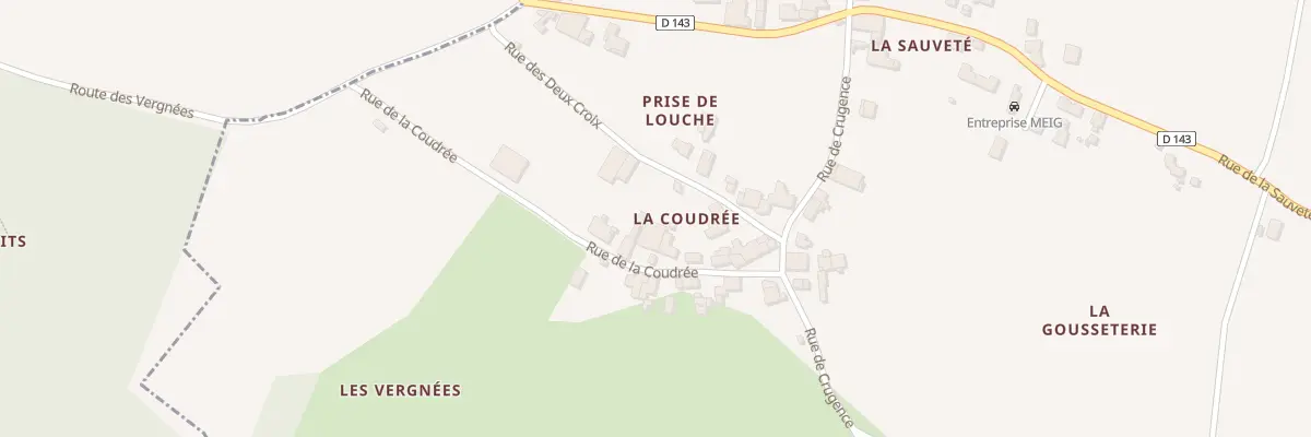 Plan du 14 Rue de la Coudree à Montpellier-de-Médillan