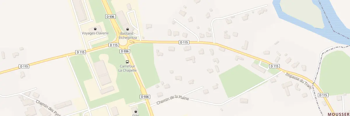 Plan du 31 Av de la Gare à Castetnau-Camblong