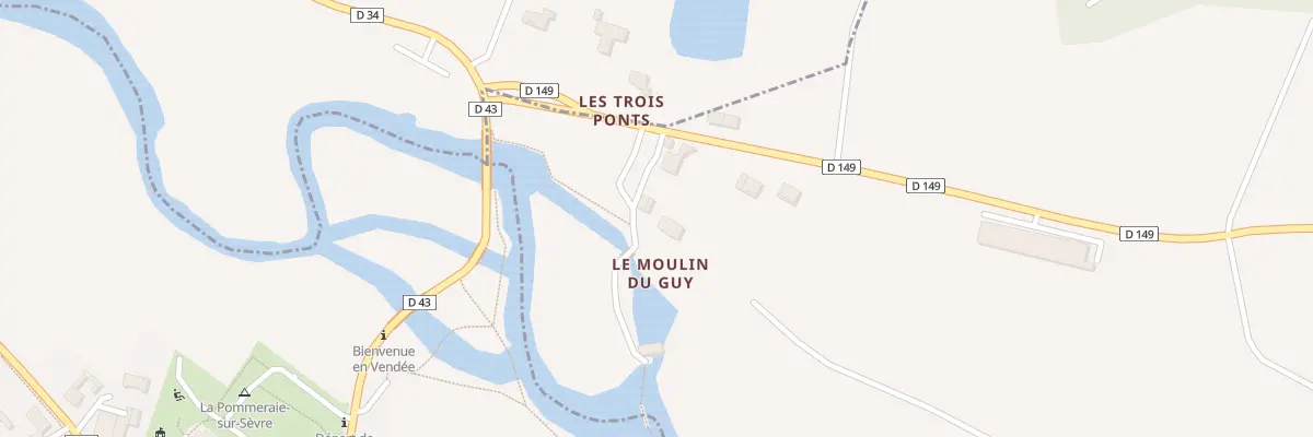 Plan du 7 Ham le Moulin du Guy à Montravers