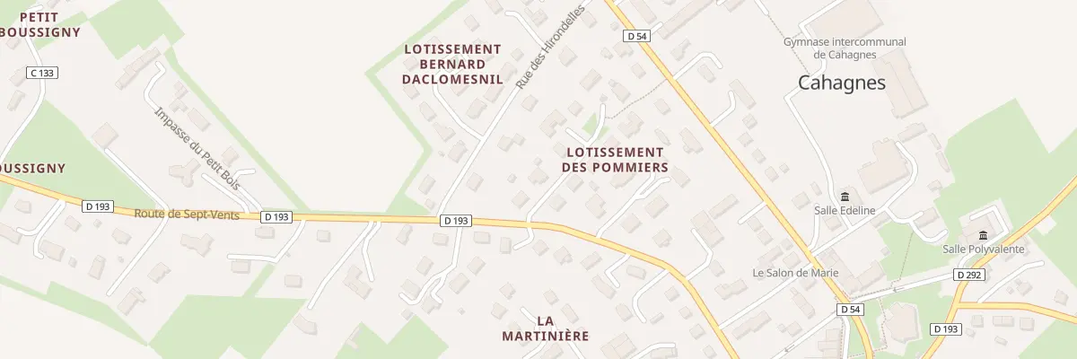 Plan du 3 Imp des Rouges-Gorges à Cahagnes
