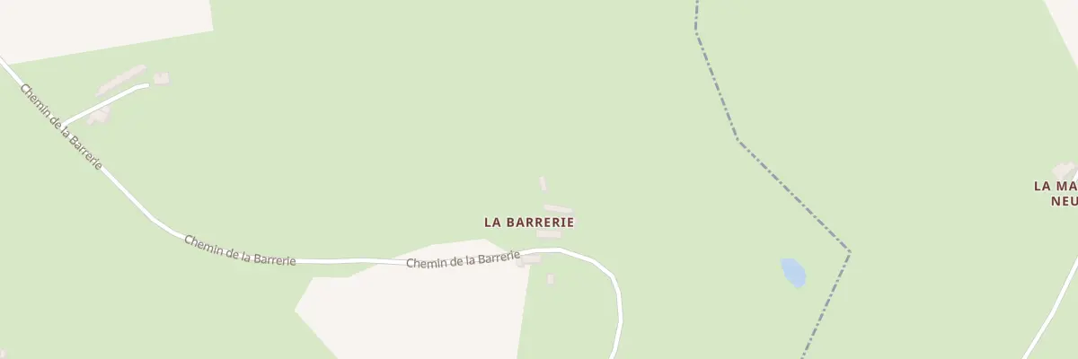 Plan du 593 Che de la Barrerie à Nuillé-sur-Vicoin