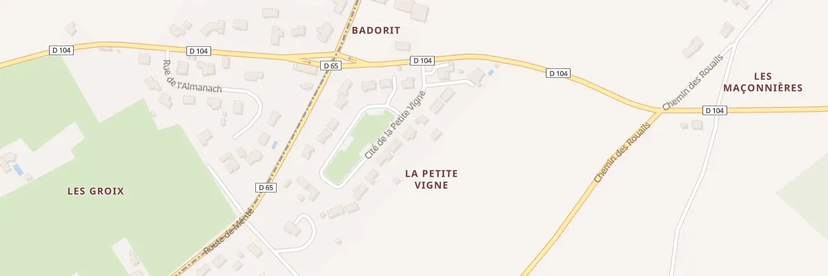 Plan du 15 Cité de la petite vigne à Saint-Michel-le-Cloucq