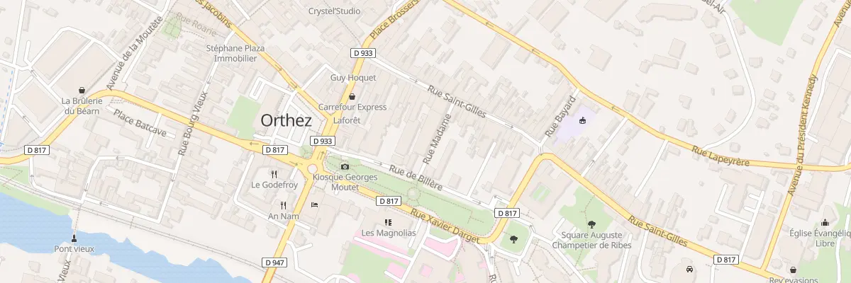 Plan du 5 Rue Madame à Orthez
