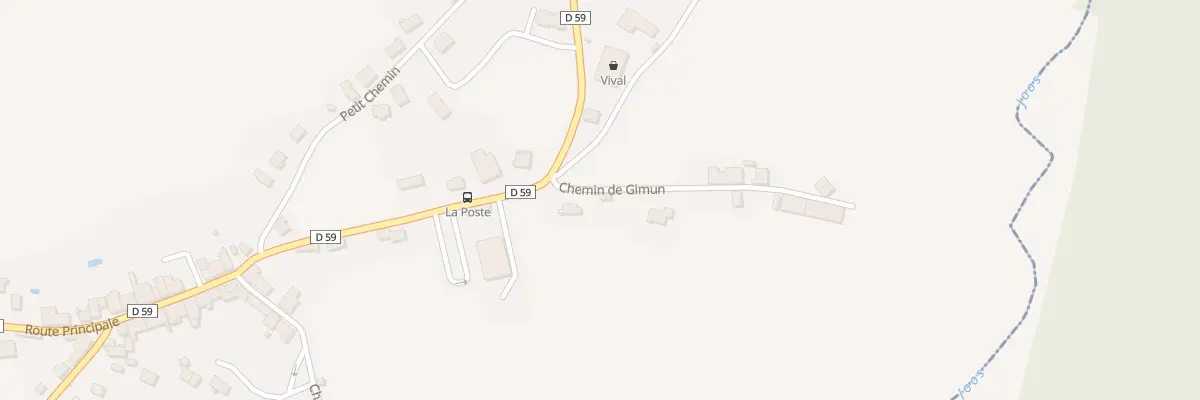Plan du 20 Che de Gimun à Barcus