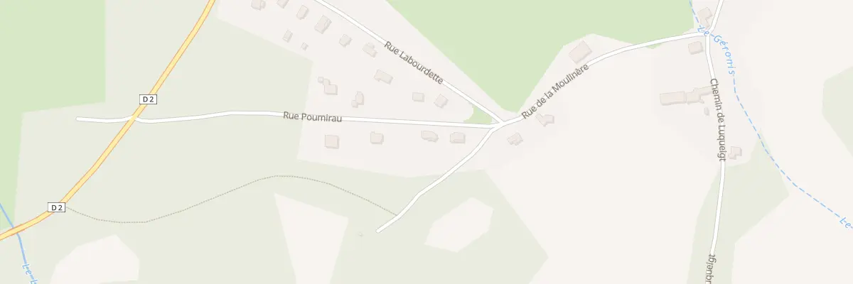 Plan du 3 Rue Poumirau à Sus