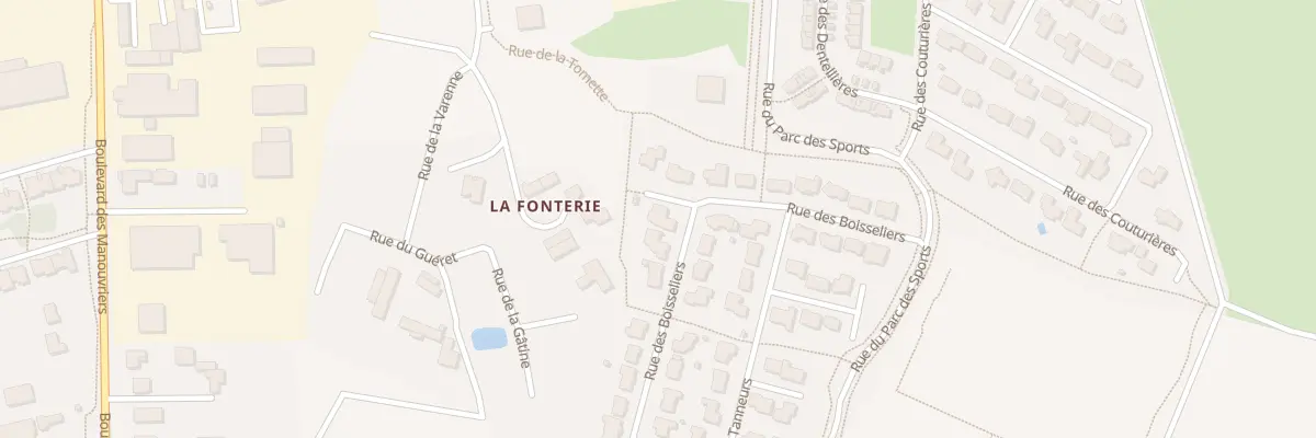 Plan du 23 Rue des Boisseliers à Changé
