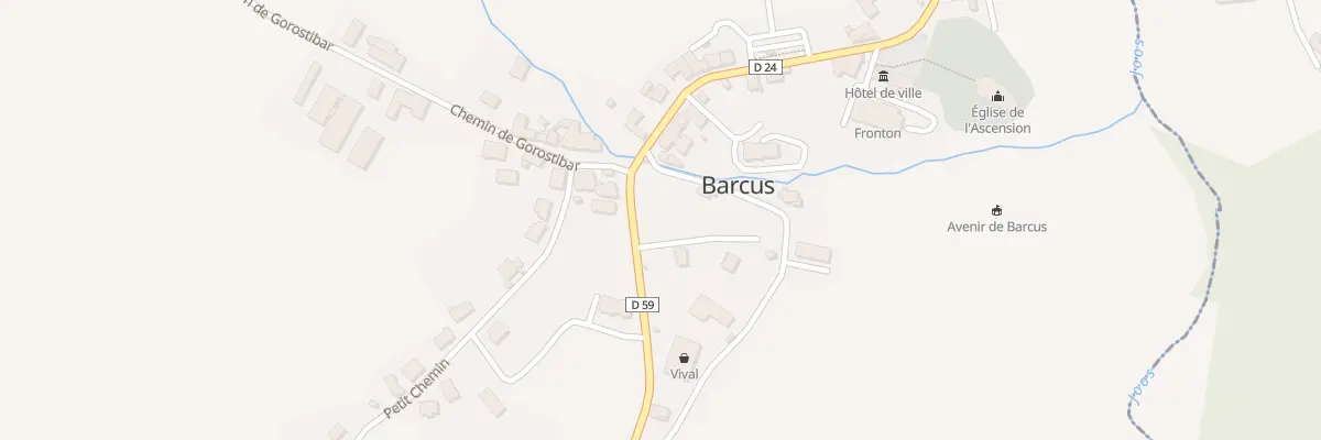 Plan du 845 Rte Principale à Barcus