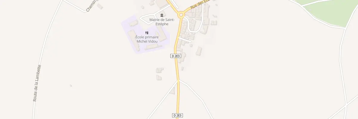 Plan du 14 Rte des Châteaux à Saint-Estèphe