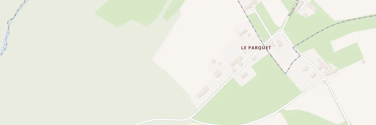 Plan du 14 Le Parquet - Jurques à Dialan sur Chaîne