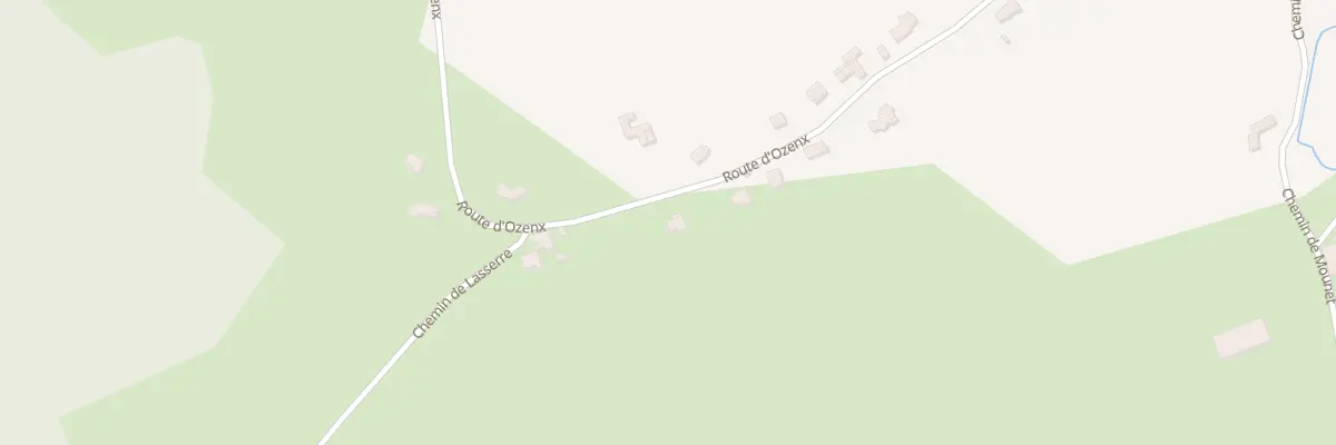 Plan du 1035 Rte d’Ozenx à Loubieng