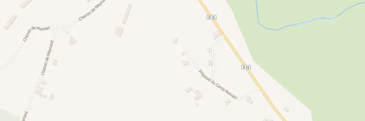 Plan du 281 Imp du Camp Romain à Amou