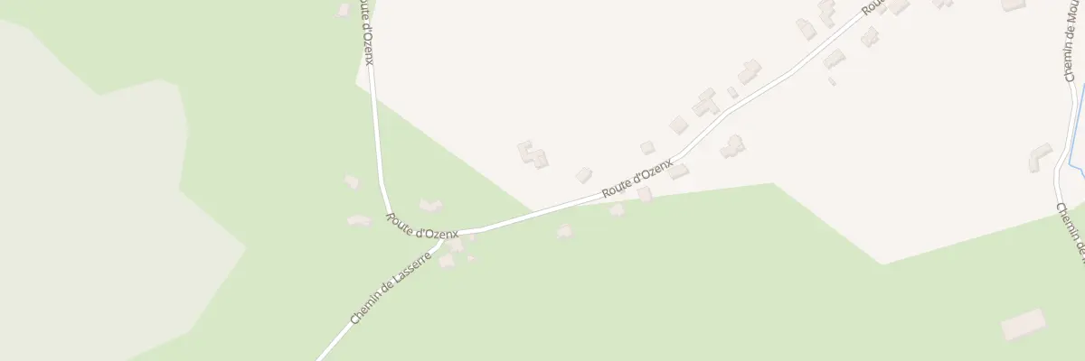 Plan du 1060 Rte d’Ozenx à Loubieng