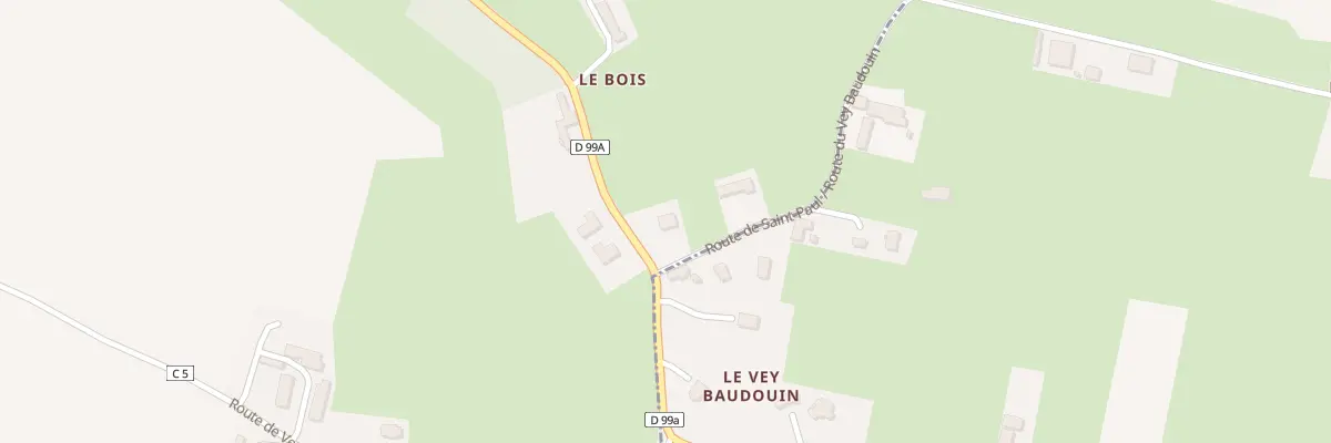 Plan du 2327 Rte de Saint Paul du Vernay à Castillon