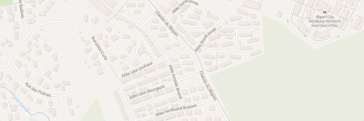 Plan du 44 All Aristide Briand à Saint-Jean-d’Illac