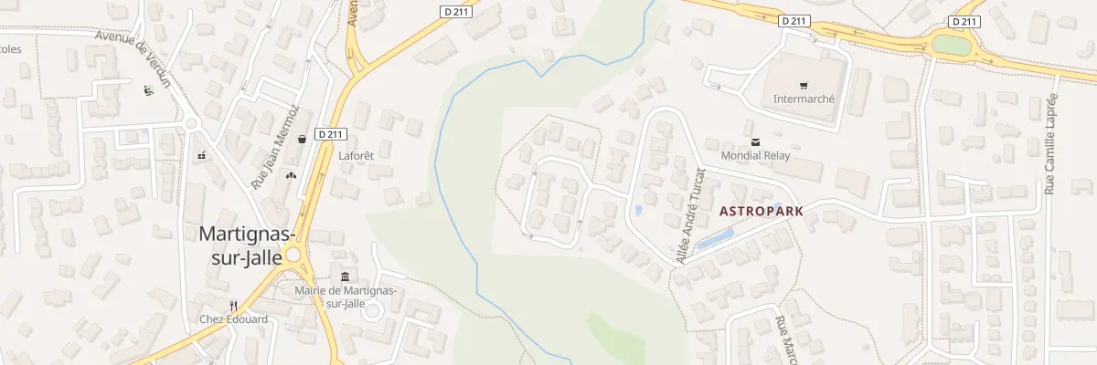 Plan du 10 Rue Maryse Bastié à Martignas-sur-Jalle