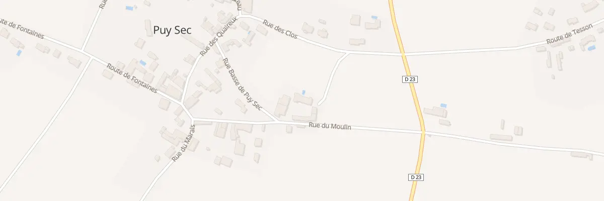 Plan du 33 Rue du moulin à Saint-Martin-de-Fraigneau