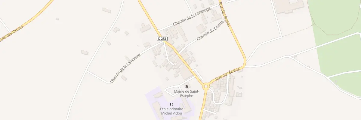 Plan du 25 Rue de la Mairie à Saint-Estèphe