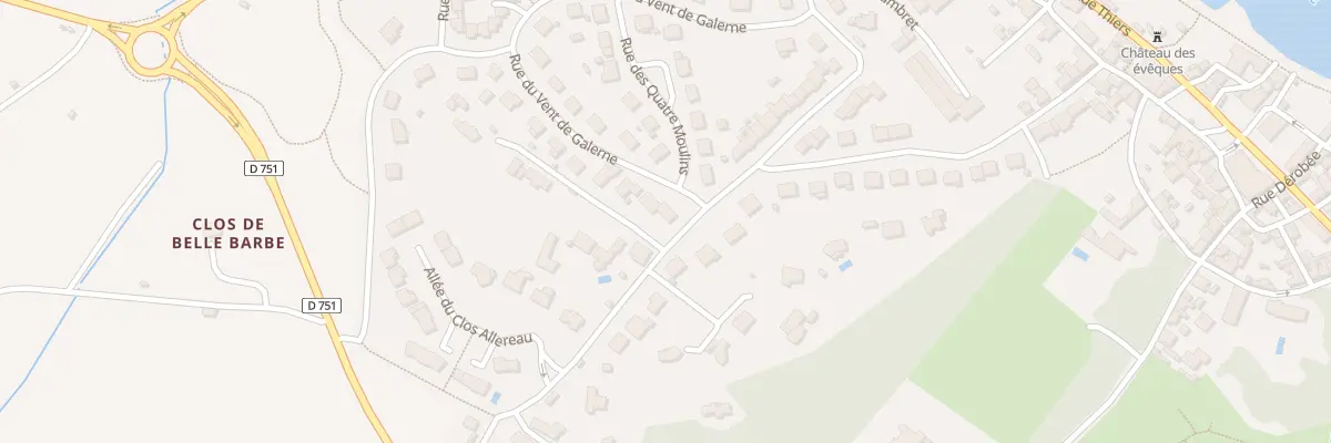 Plan du 30 Rue du Vent de la Galerne à Chalonnes-sur-Loire