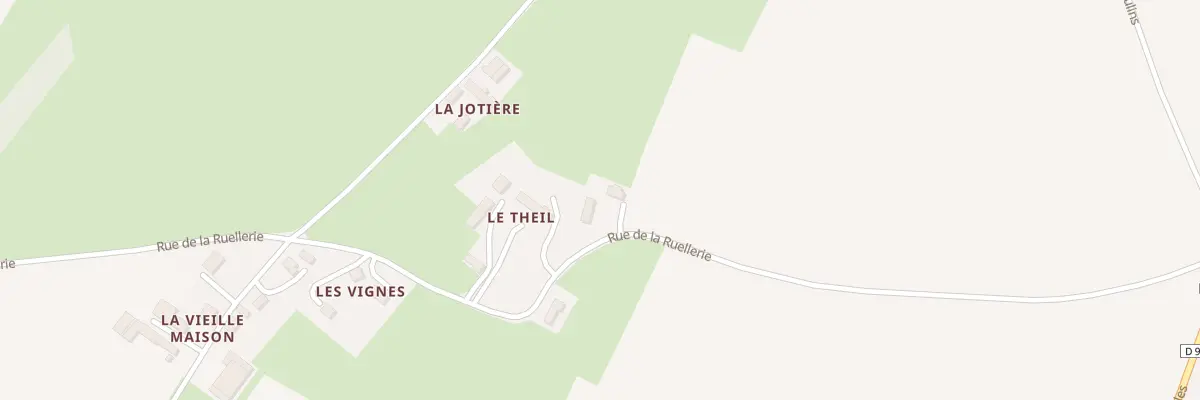 Plan du 5022 Le Theil à Cahagnolles