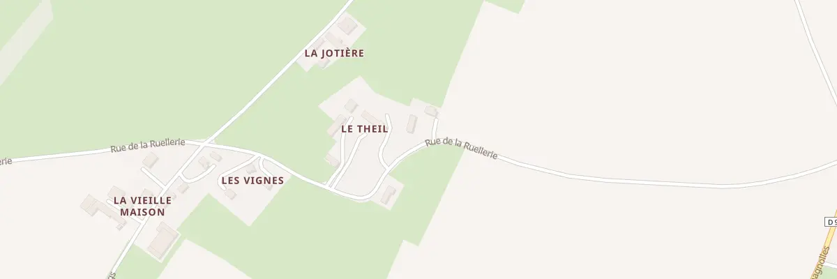 Plan du 526 Rue de la Ruellerie à Cahagnolles