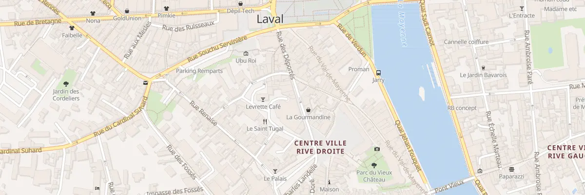 Plan du 22 Rue des Déportés à Laval