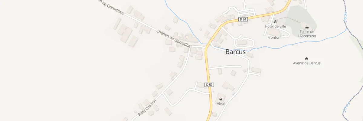 Plan du 110 Che Petit Chemin à Barcus