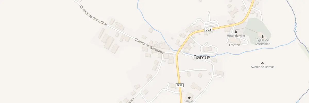 Plan du 79 Che de Gorostibar à Barcus