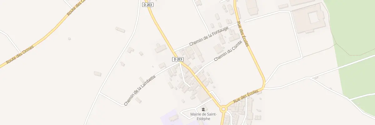 Plan du 8 Rue de la Mairie à Saint-Estèphe
