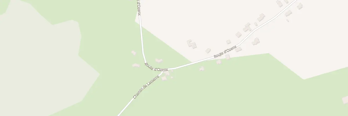 Plan du 1080 Rte d’Ozenx à Loubieng