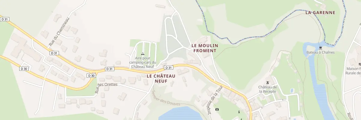 Plan du 22 Le Chateau Neuf à Vouvant
