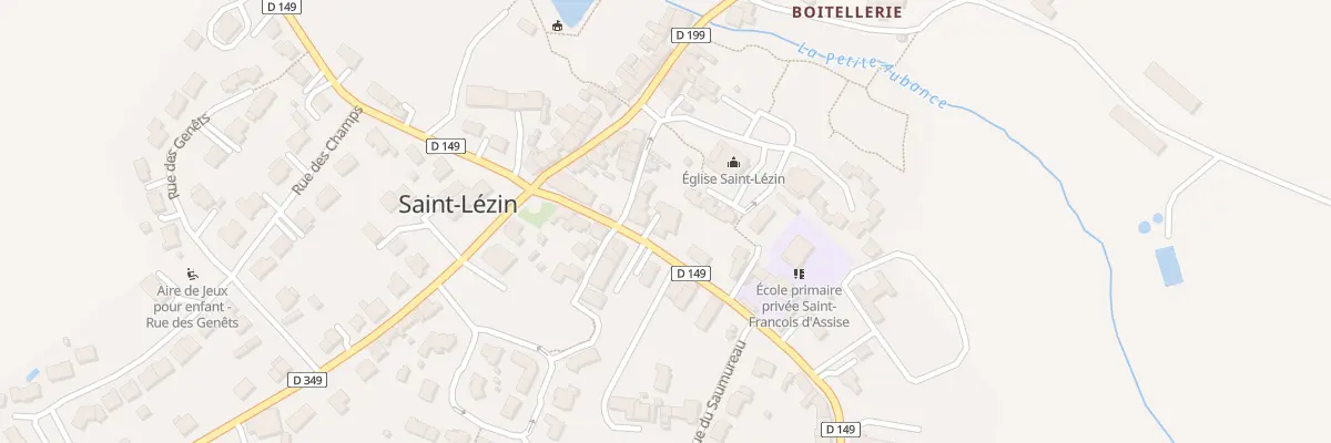 Plan du 3 Rue d’Anjou de Saint-Lézin à Chemillé-en-Anjou