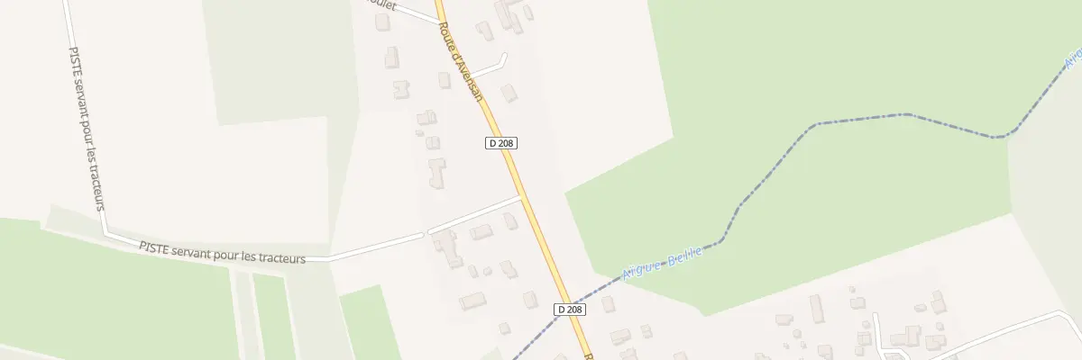Plan du 108 Rte d’Avensan à Moulis-en-Médoc