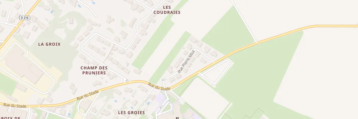 Plan du 14 Rue Pierre Miot à Saint-Porchaire