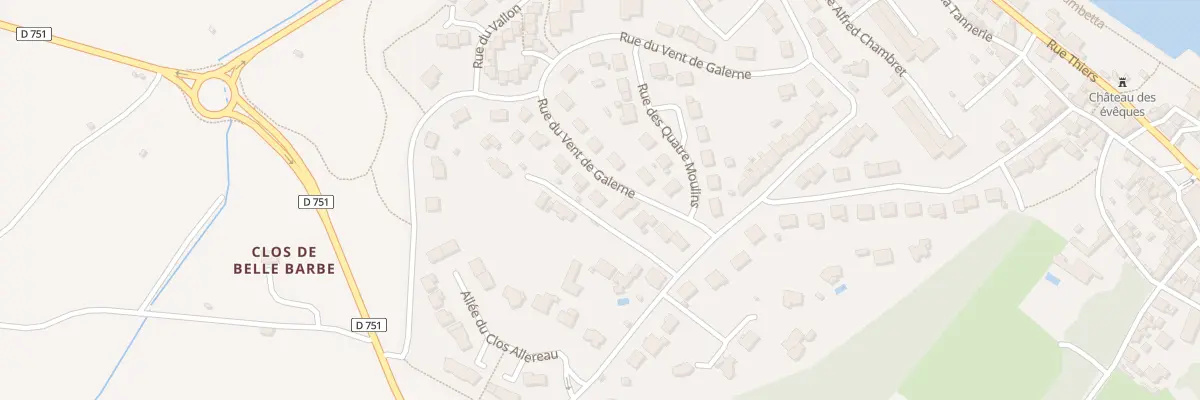 Plan du 22 Rue du Vent de la Galerne à Chalonnes-sur-Loire