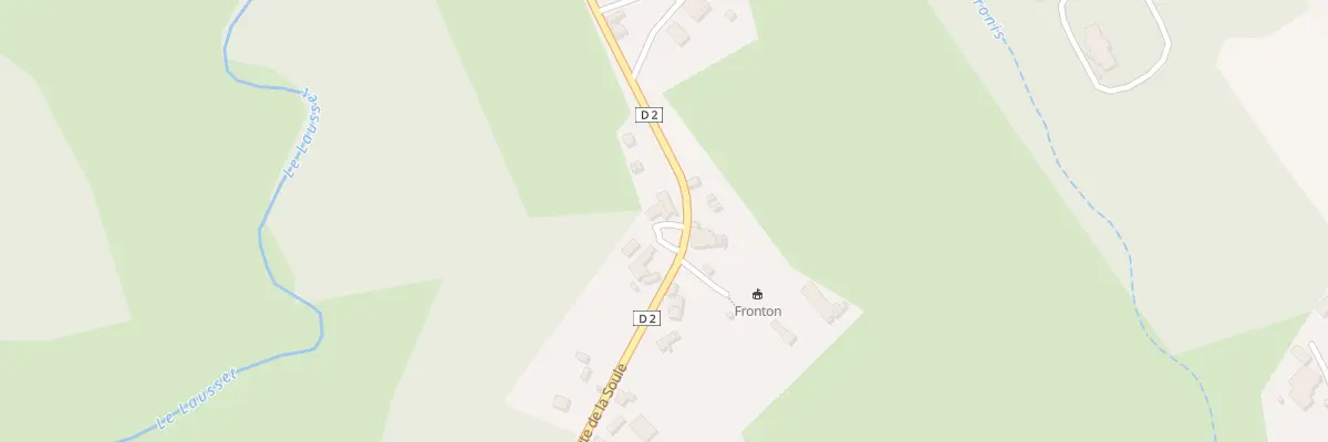 Plan du 8 Rte de la Soule à Sus