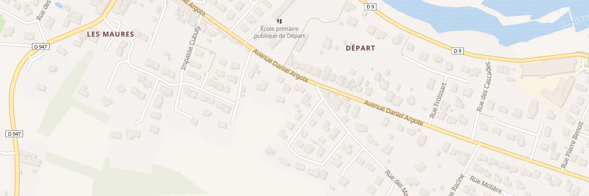Plan du 56 Av Daniel Argote à Orthez