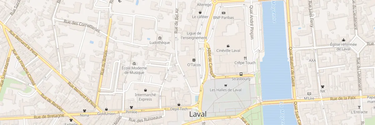 Plan du 8 Rue de Bel Air à Laval