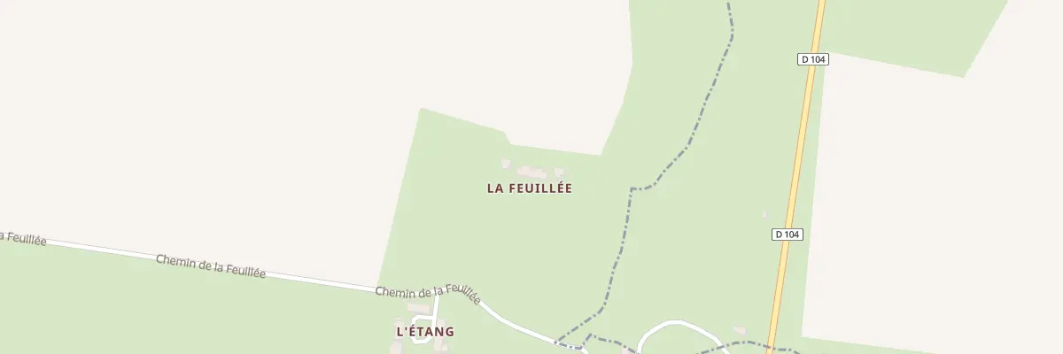 Plan du 5008 La Feuillee à Alexain
