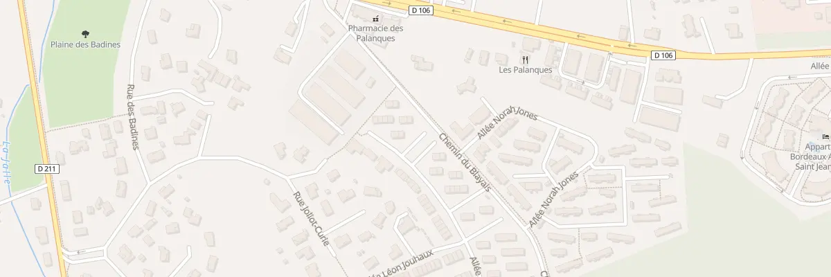 Plan du 312 All Aristide Briand à Saint-Jean-d’Illac