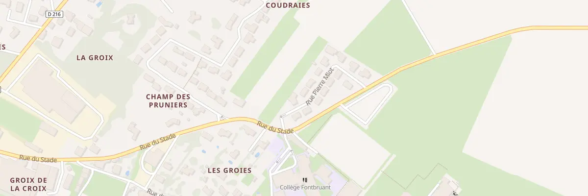Plan du 18 Rue Pierre Miot à Saint-Porchaire