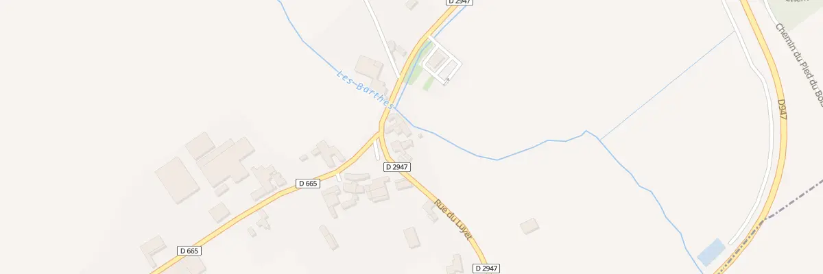 Plan du 3 Rue de Luyet à Bugnein
