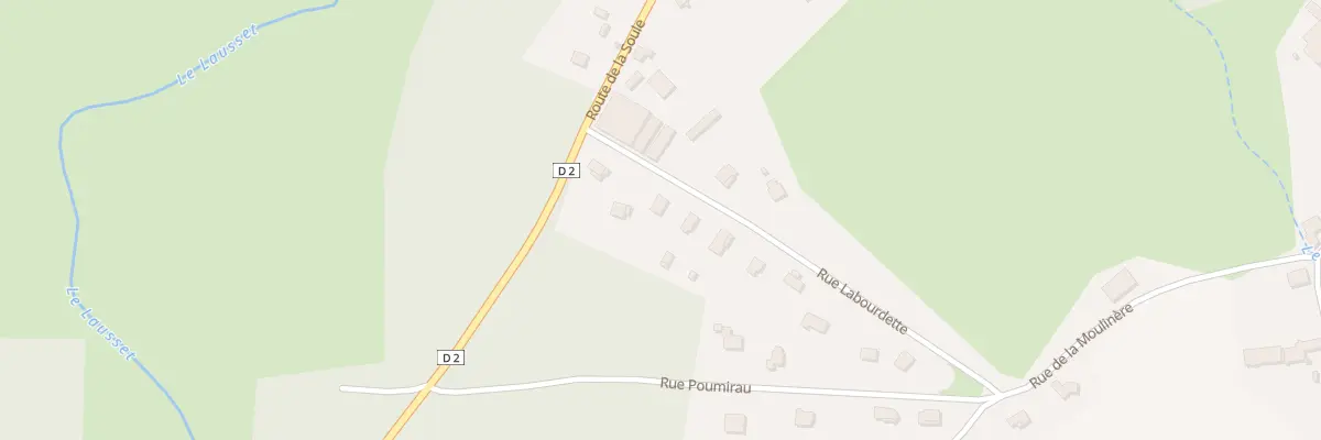Plan du 15 Rue Labourdette à Sus