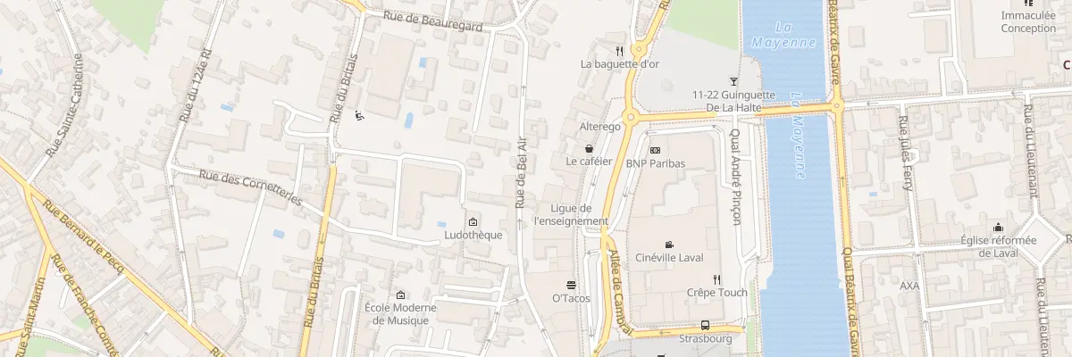 Plan du 16 Rue de Bel Air à Laval