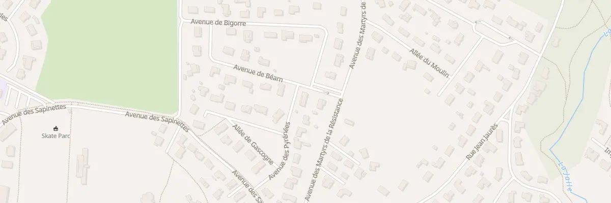 Plan du 3 Av du Béarn à Martignas-sur-Jalle