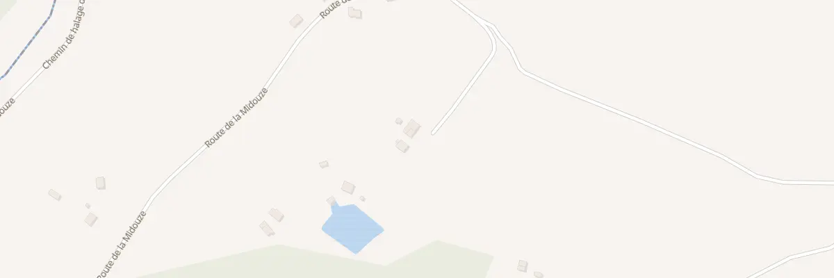Plan du 2500 Rte de la Midouze à Carcarès-Sainte-Croix